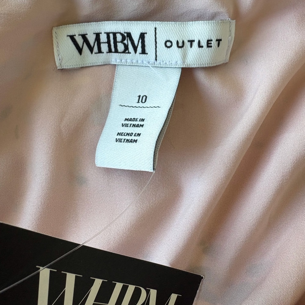 White House‎ Black Market Wrap Skirt Sz 10 Hi-Lo Office Party Wedding NWT Church - Picture 2 of 16